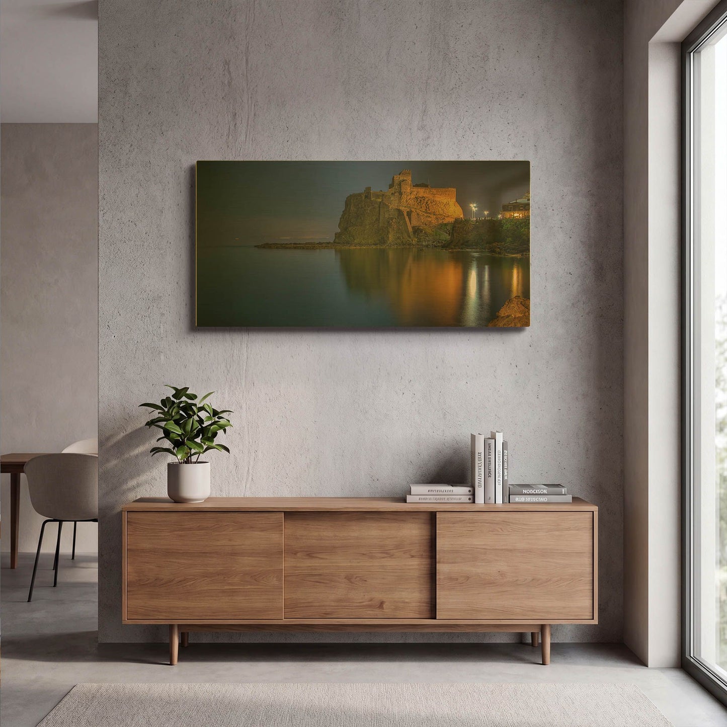 'Reflections' By Giuseppe Torre Gold Metal Wall Art