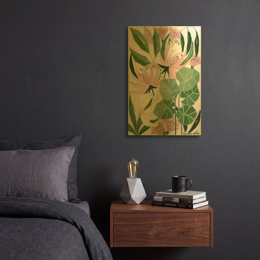 'Bohemia 1' By Marisa Anon Gold Metal Wall Art