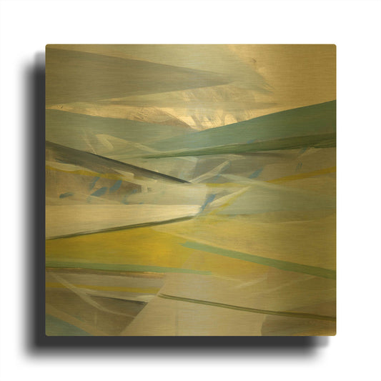 'Reaching Out' By Jo Maye Gold Metal Wall Art