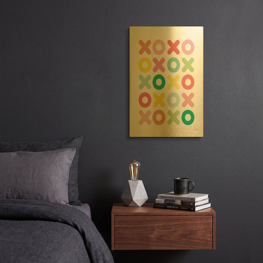 'Love You Lots' By Ann Kelle Gold Metal Wall Art