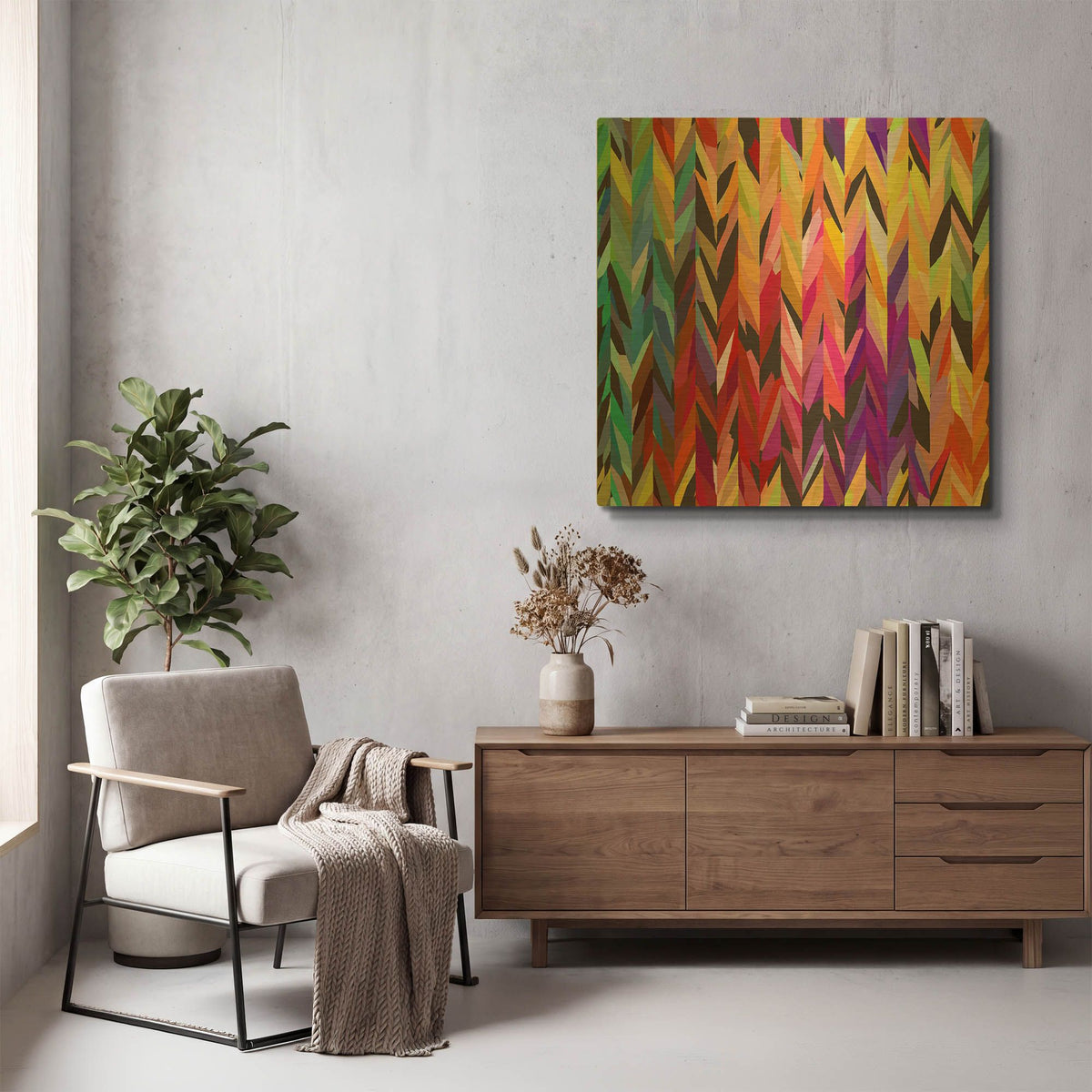 'Burst of Color' By Shandra Smith Gold Metal Wall Art
