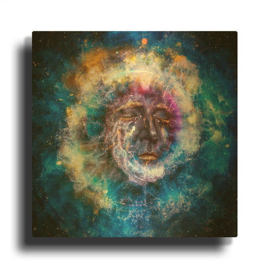 'States Of The Matter Liquify' By Mario Sanchez Nevado Gold Metal Wall Art