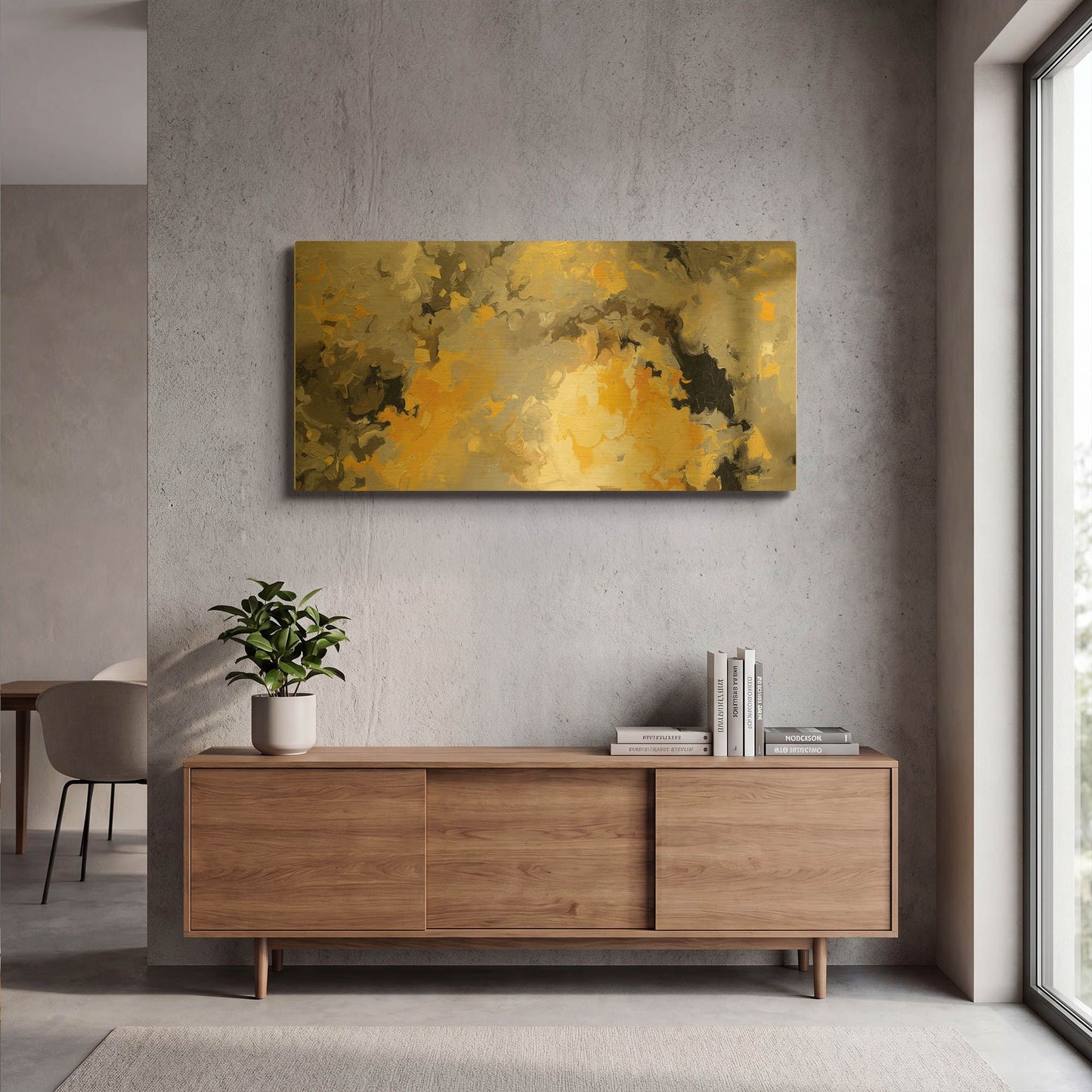 'Star Cloud' By Shirley Novak Gold Metal Wall Art