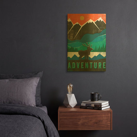 'Big Sky I' By Michael Mullan Gold Metal Wall Art