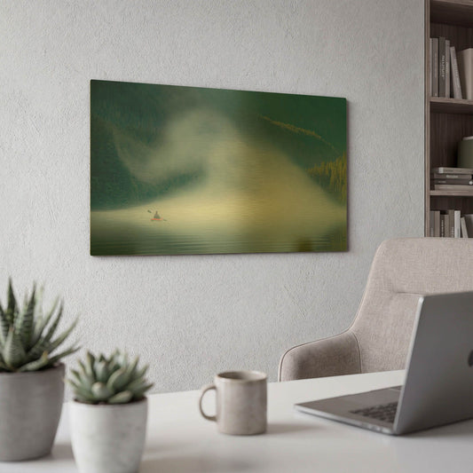 'Into The Swirl' By Don Schwartz Gold Metal Wall Art