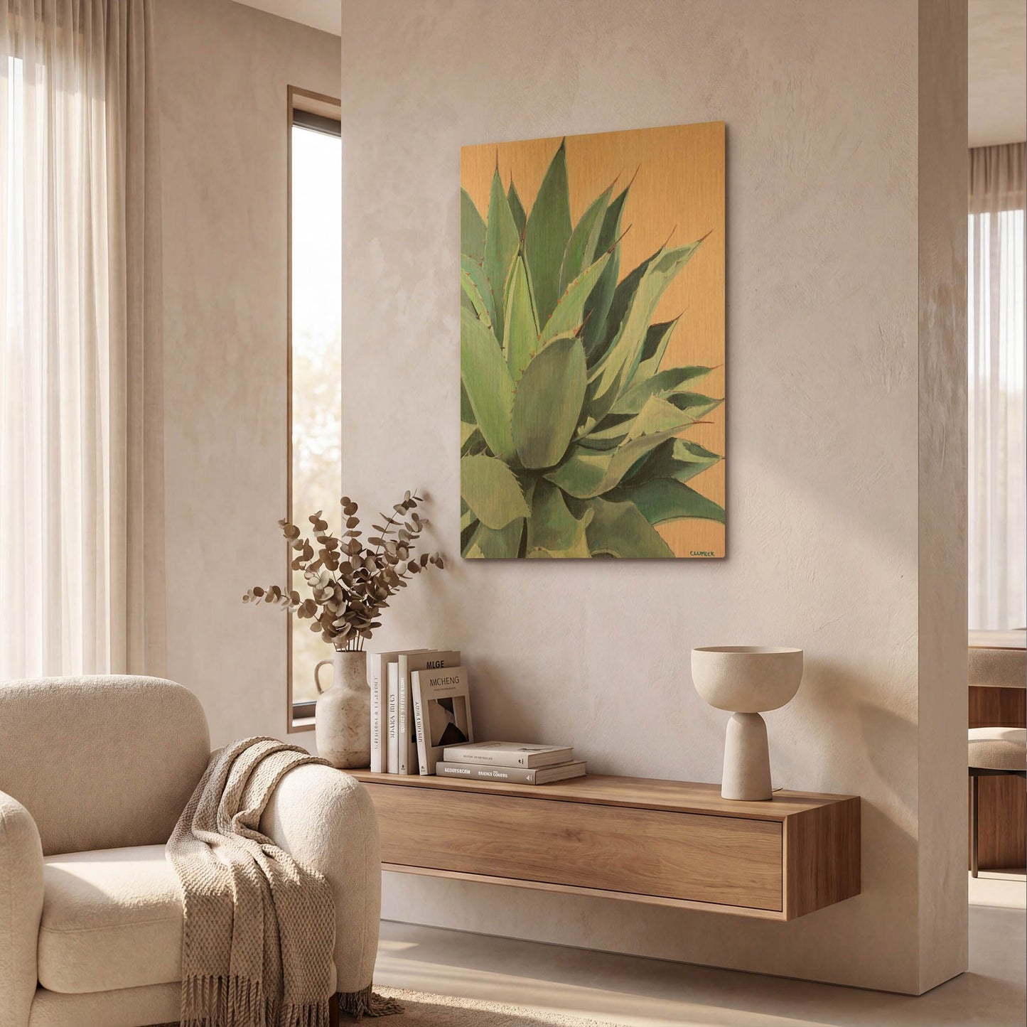 'Glory' By Alana Clumeck Gold Metal Wall Art