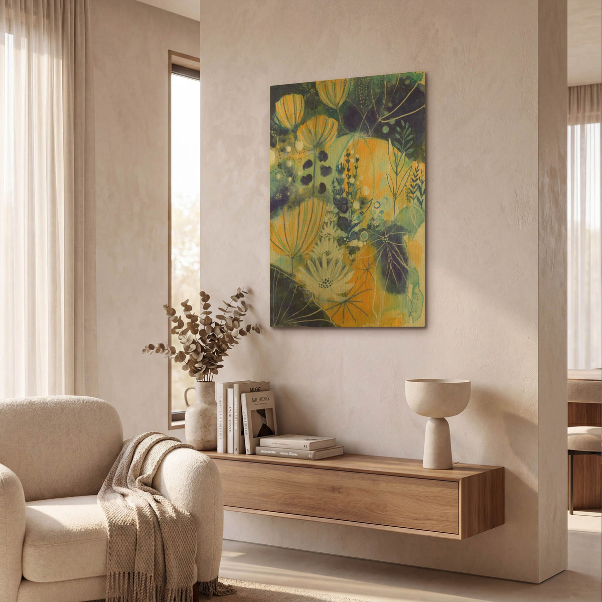 'Summer Solstice' By Corina Capri Gold Metal Wall Art