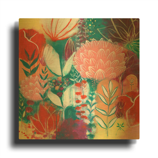 'Sensuality' By Corina Capri Gold Metal Wall Art