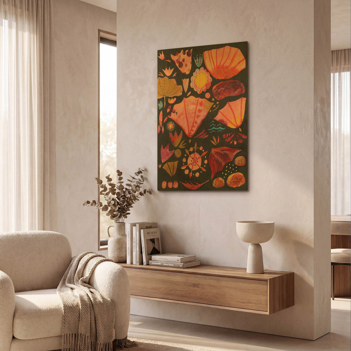'The God of Small Things' By Corina Capri Gold Metal Wall Art