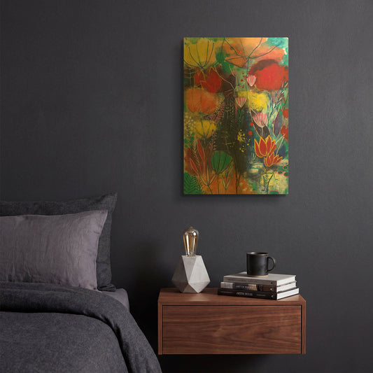 'All You Need is a Garden' By Corina Capri Gold Metal Wall Art