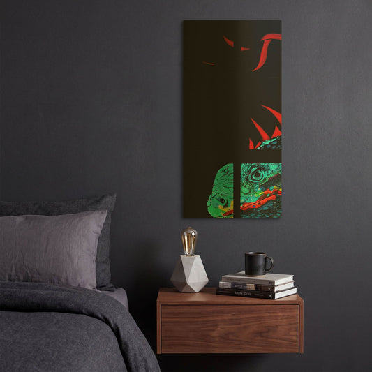 'Yum!' By Rita Shimelfarb Gold Metal Wall Art