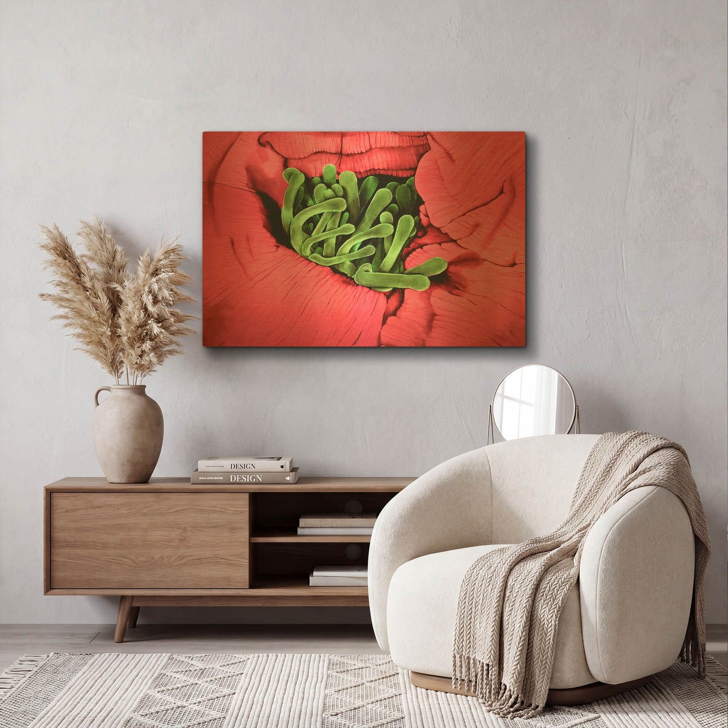 'Folds' By Rita Shimelfarb Gold Metal Wall Art