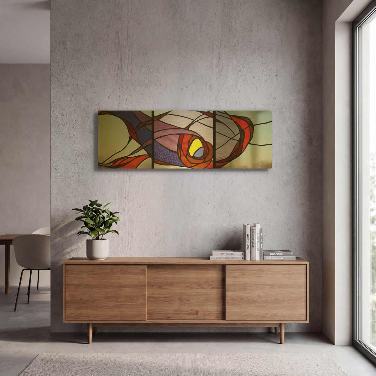'Entanglement II' By Rita Shimelfarb Gold Metal Wall Art