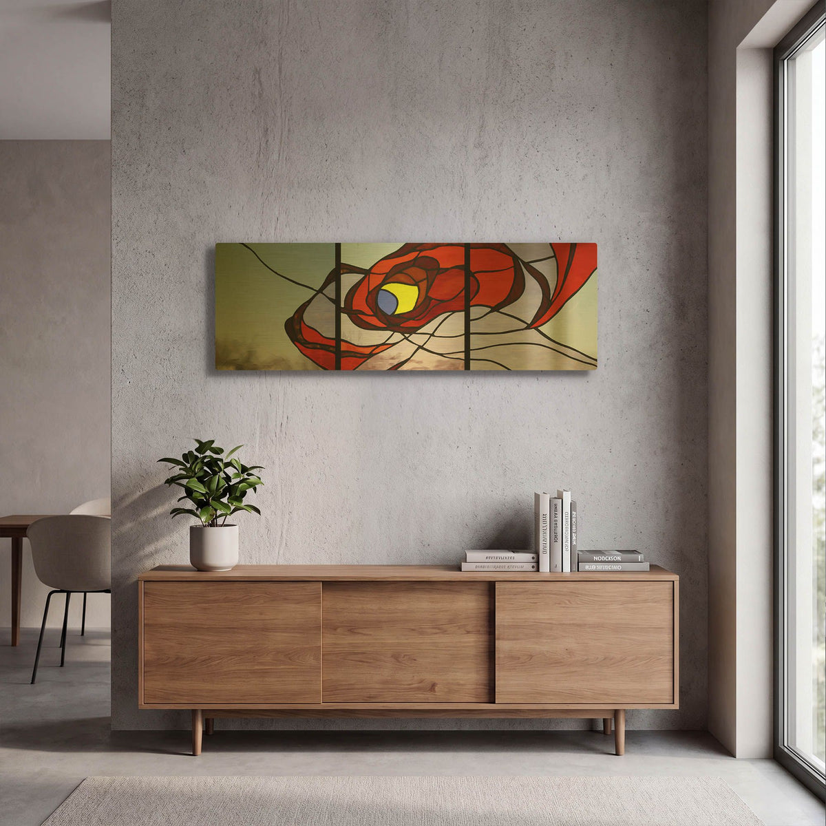 'Entanglement I' By Rita Shimelfarb Gold Metal Wall Art