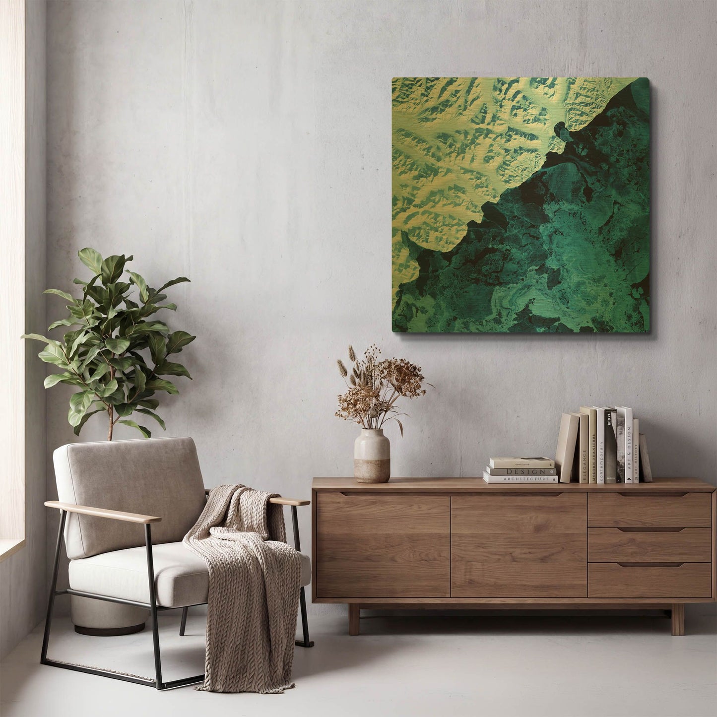 'Earth As Art Kamchatka Peninsula' By NASA Earth As Art Gold Metal Wall Art