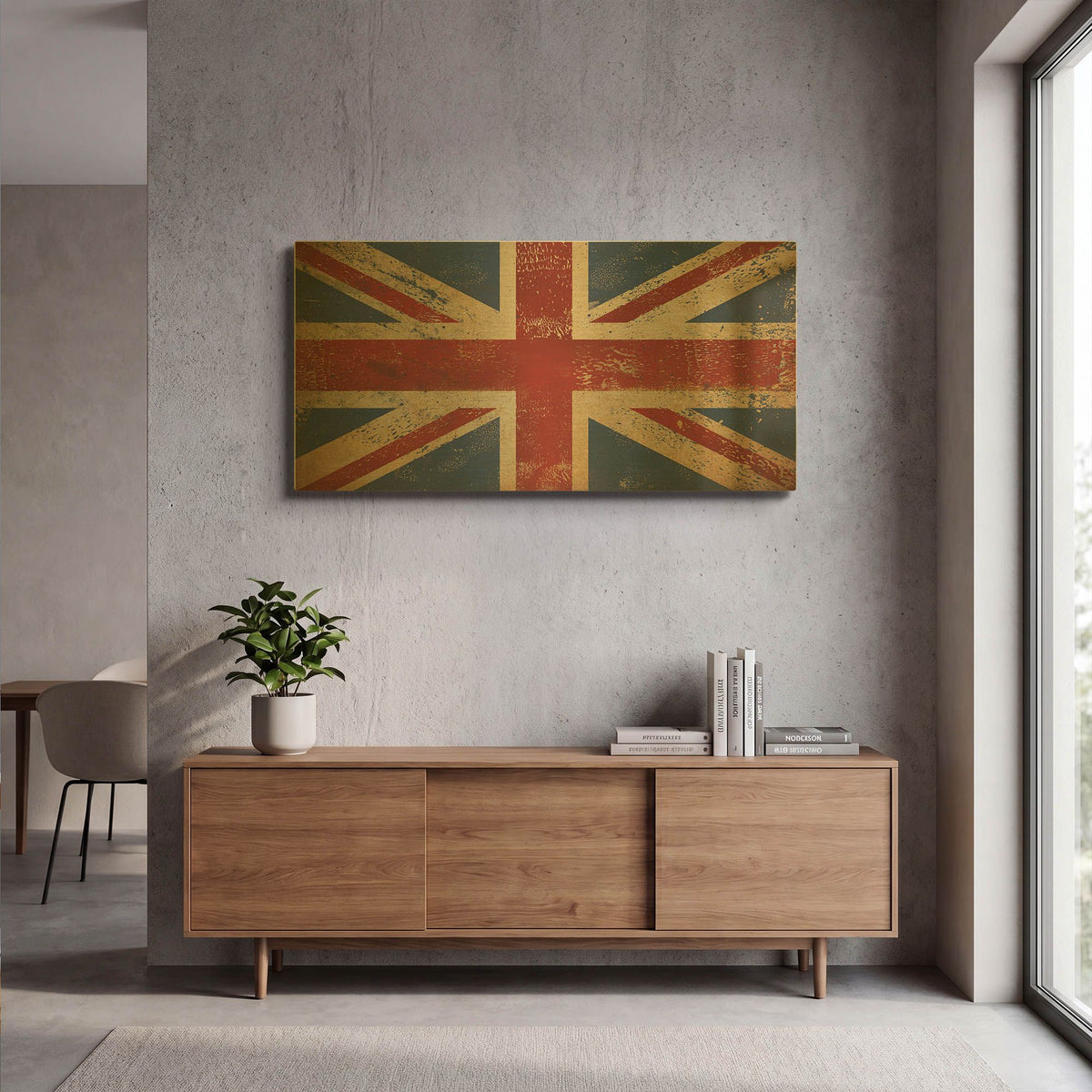 'Union Jack' By Ryan Fowler Gold Metal Wall Art