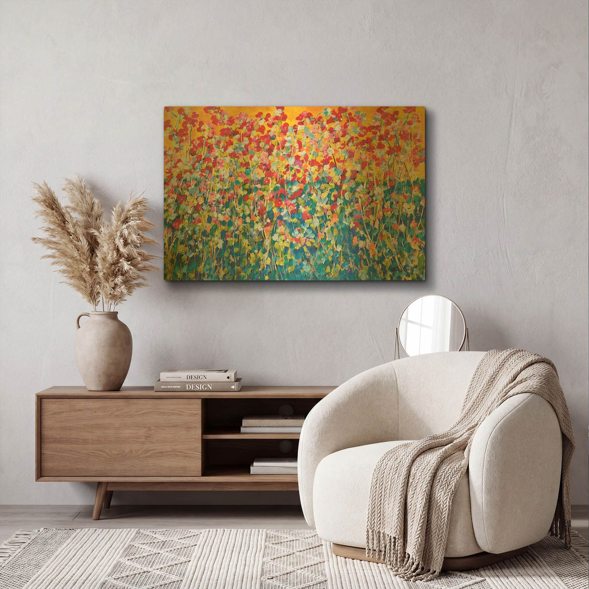 'Happiness' By Roey Ebert Gold Metal Wall Art