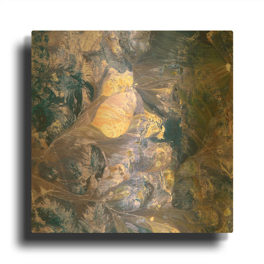 'Earth As Art Andes' By NASA Earth As Art Gold Metal Wall Art