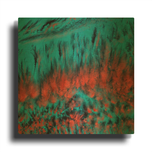 'Earth As Art Eerie Cloud Shadows' By NASA Earth As Art Gold Metal Wall Art