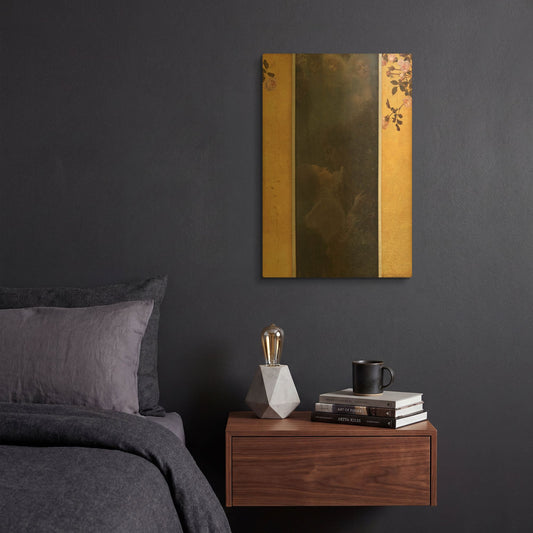 'Liebe copy' By Gustav Klimt Gold Metal Wall Art