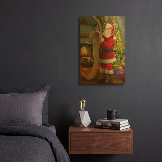 'The Good List' By Ali Corti Gold Metal Wall Art