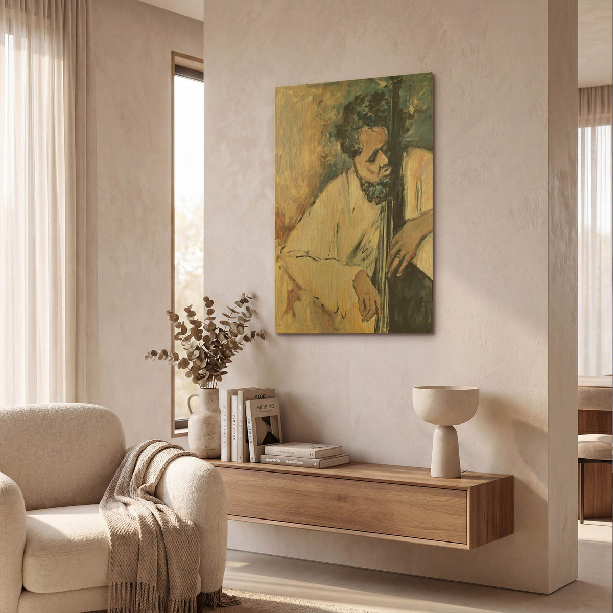 'Listen To The Music' By JD Gold Metal Wall Art