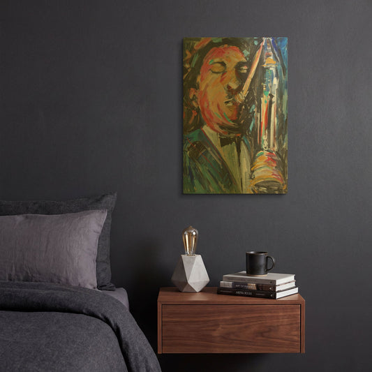 'Sax Man' By JD Gold Metal Wall Art