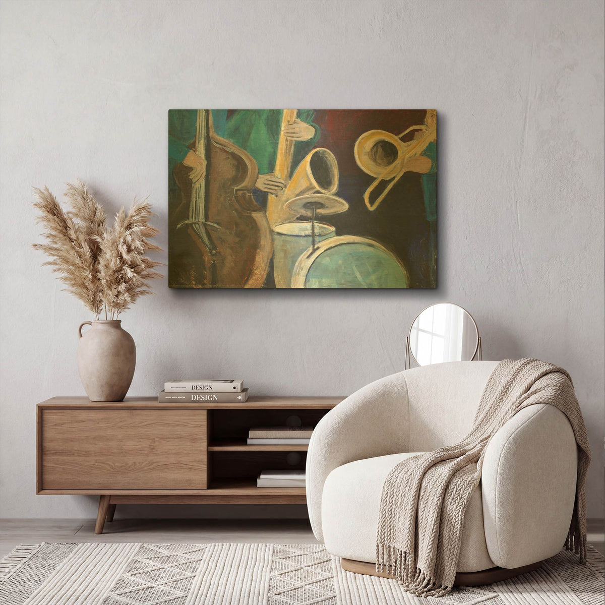 'Quartet' By JD Gold Metal Wall Art