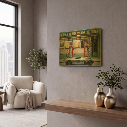 'Destiny Highway Rev Puzzle' By JD Gold Metal Wall Art