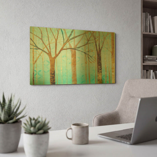 'Ambient' By JD Gold Metal Wall Art