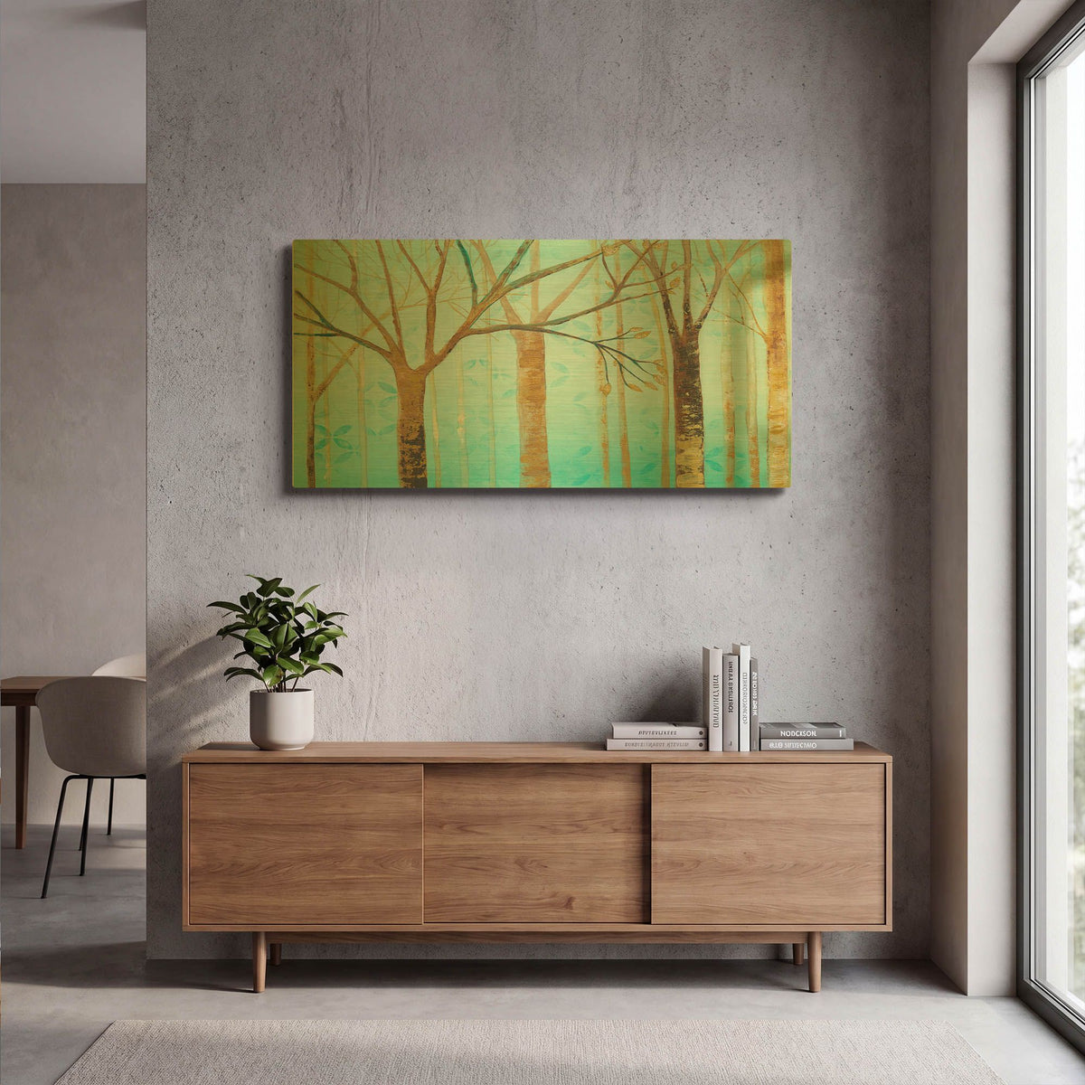 'Ambient' By JD Gold Metal Wall Art