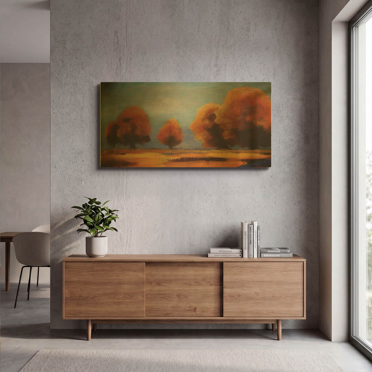 'Western Sky' By JD Gold Metal Wall Art