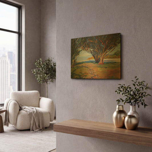 'Arles' By JD Gold Metal Wall Art
