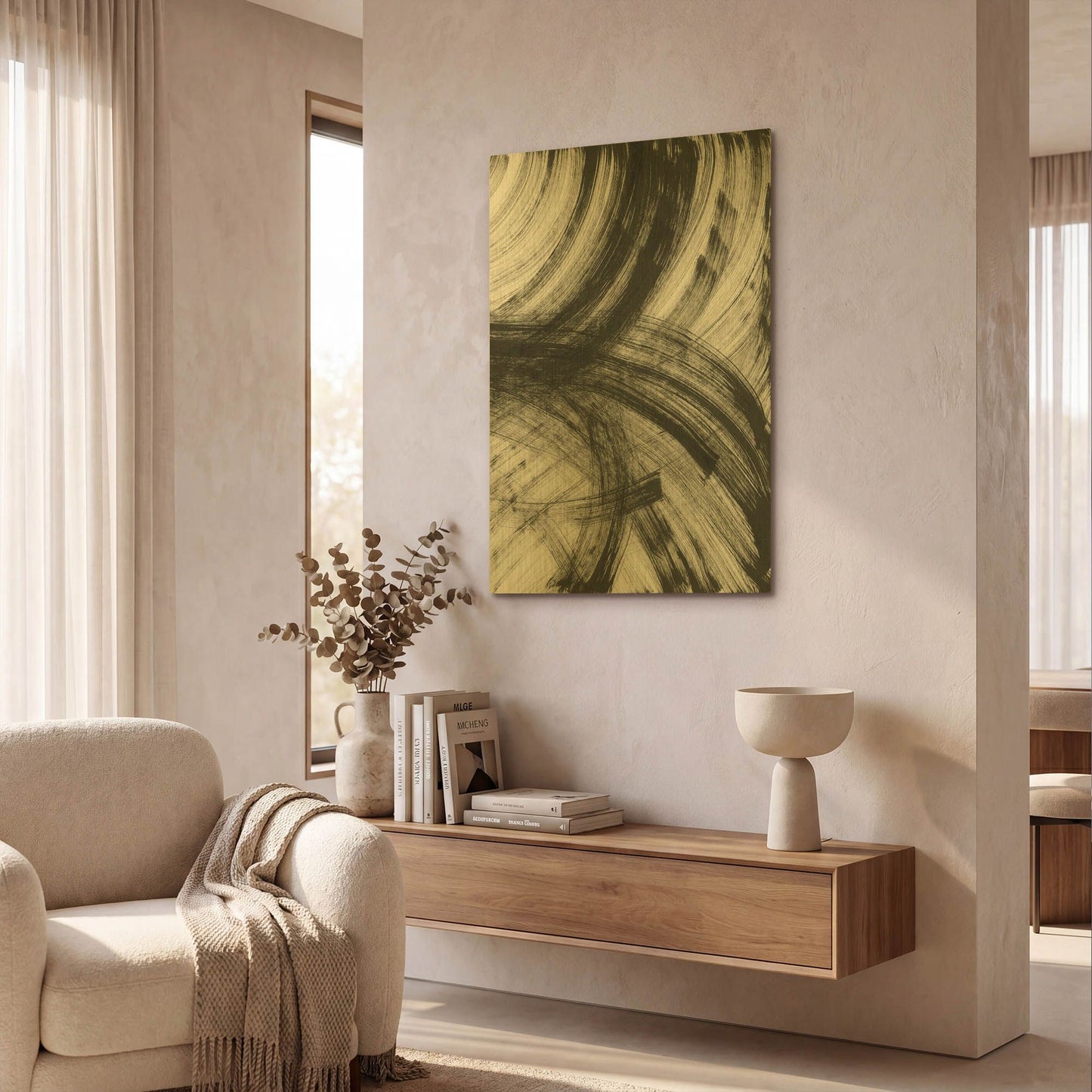 'Wind' By Natasha Gold Metal Wall Art