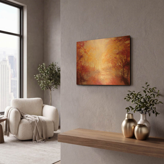 'Nature Calls' By Gill Bustamante Gold Metal Wall Art