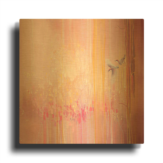 'A Piece Of Magic' By Gill Bustamante Gold Metal Wall Art