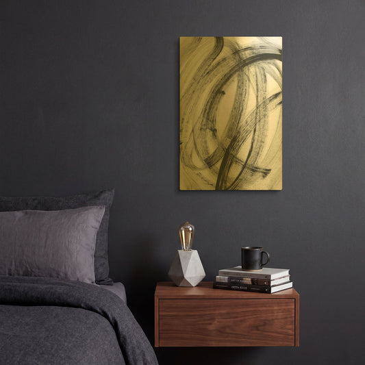 'Going in Circles' By Natasha Gold Metal Wall Art