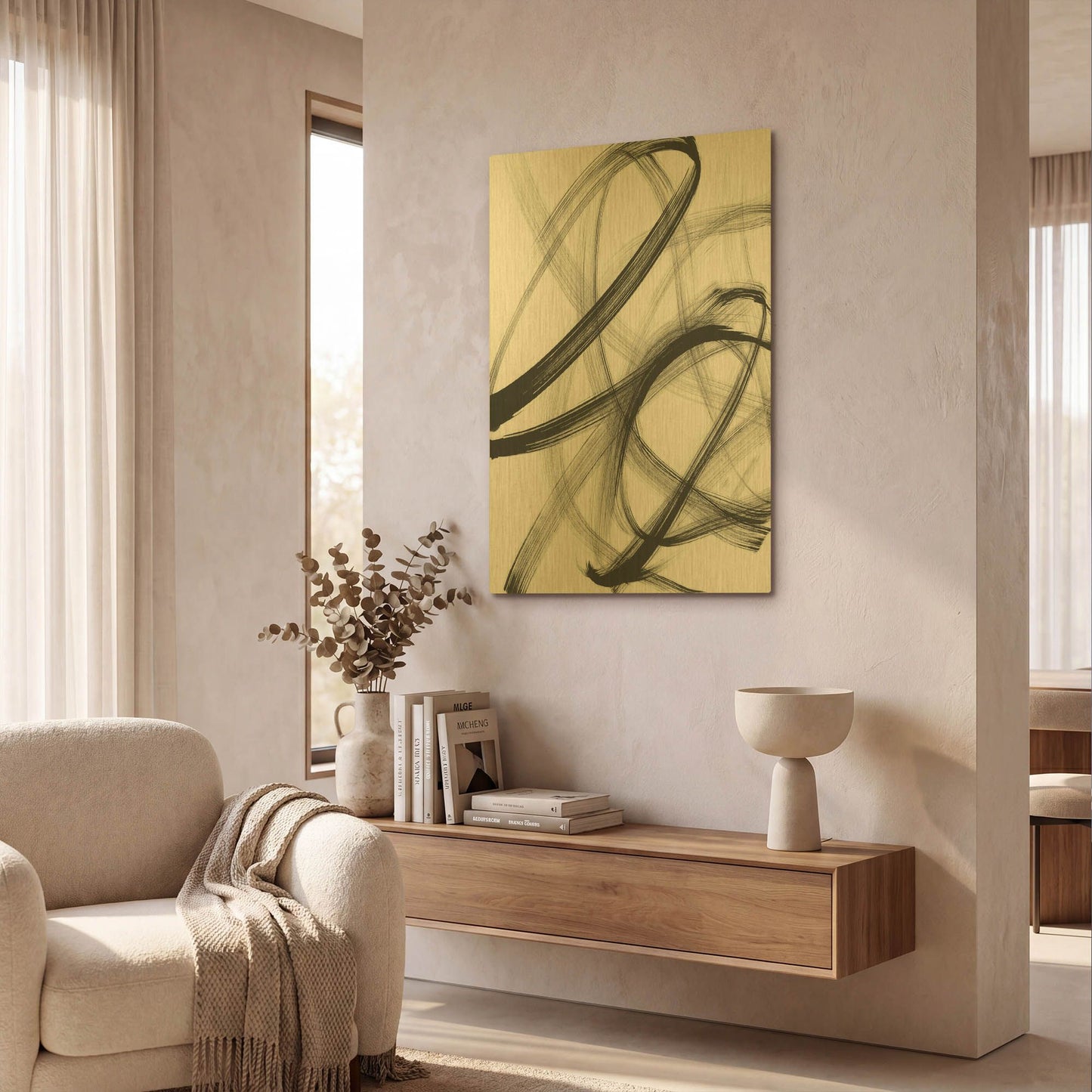 'Tornado' By Natasha Gold Metal Wall Art