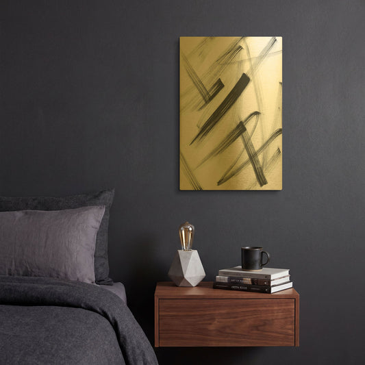 'Ammil' By Natasha Gold Metal Wall Art