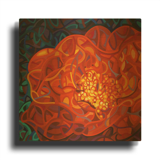 'Ribbons And Pearls' By Mandy Budan Gold Metal Wall Art