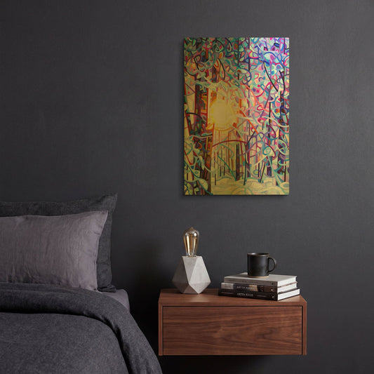 'Early Riser' By Mandy Budan Gold Metal Wall Art