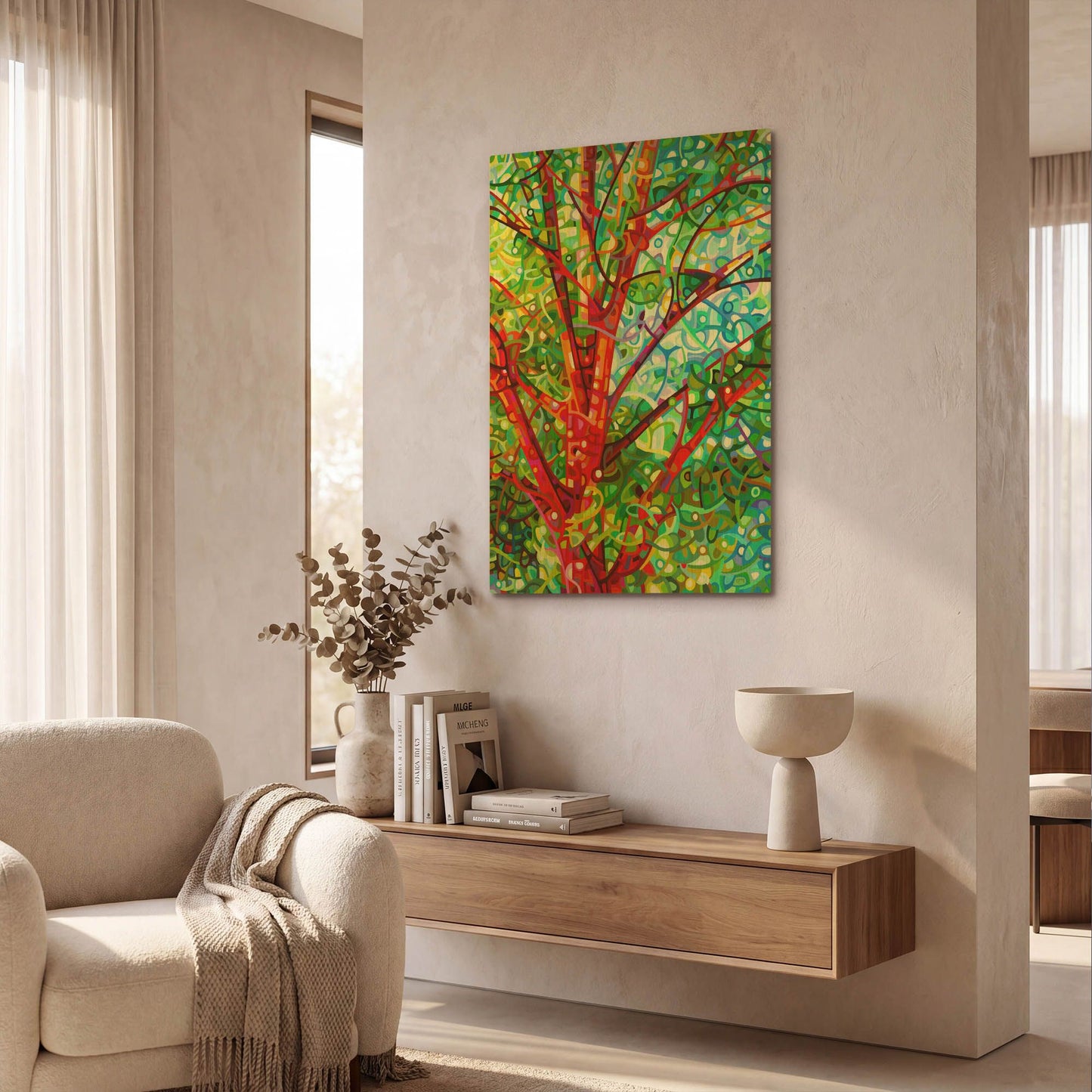 'Summer Medley' By Mandy Budan Gold Metal Wall Art