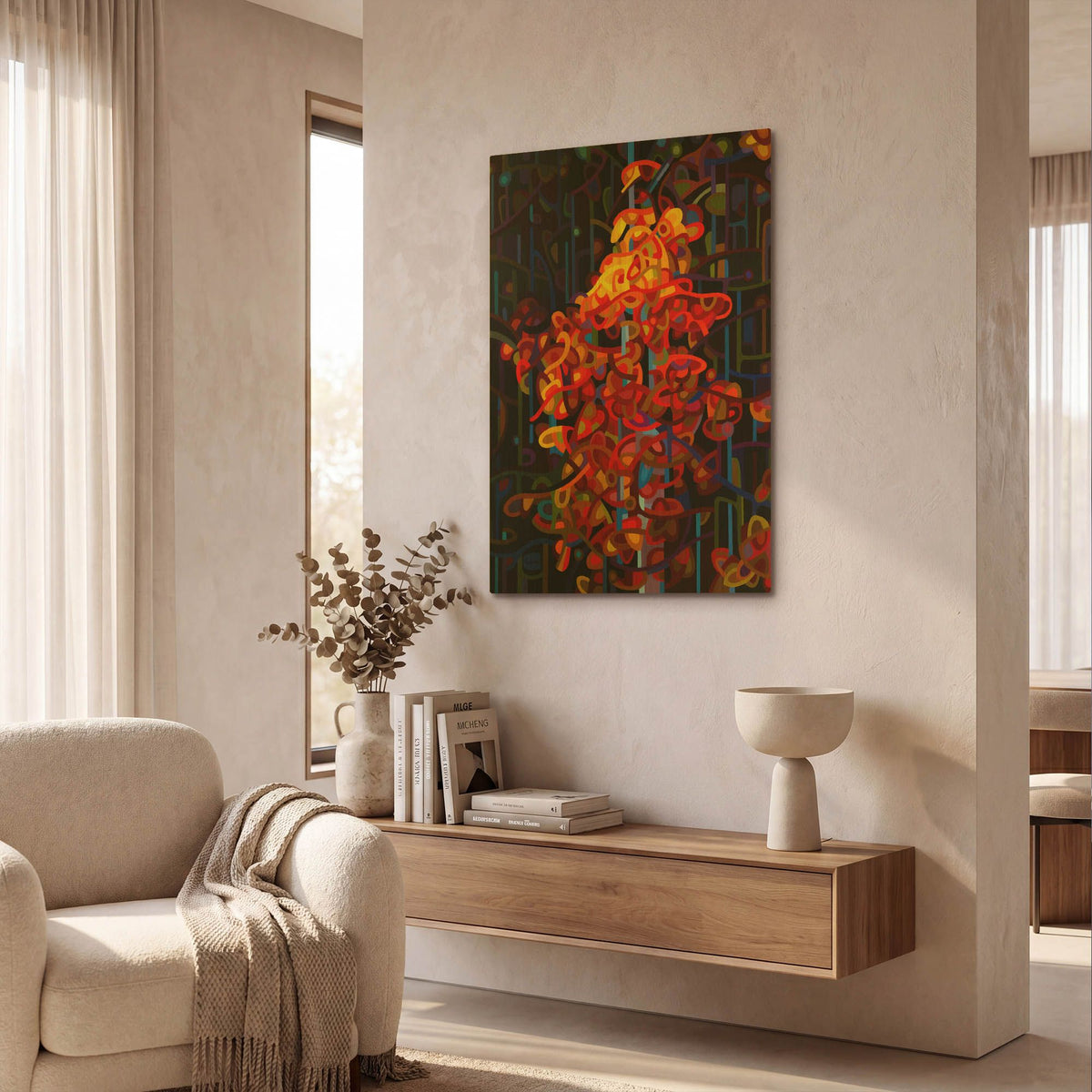 'The Beacon' By Mandy Budan Gold Metal Wall Art