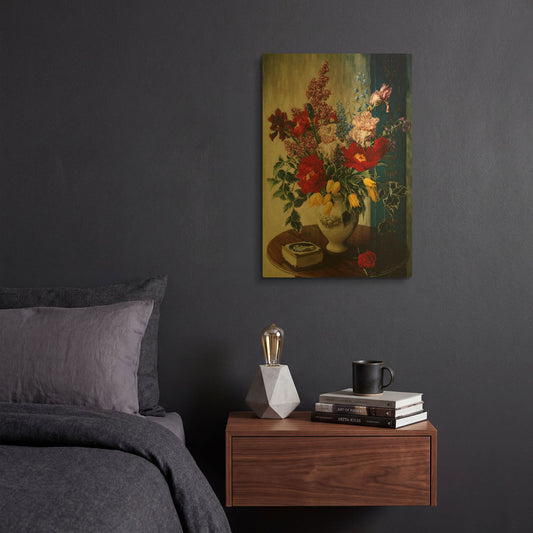 'Casa Maruja' By Robin Anderson Gold Metal Wall Art