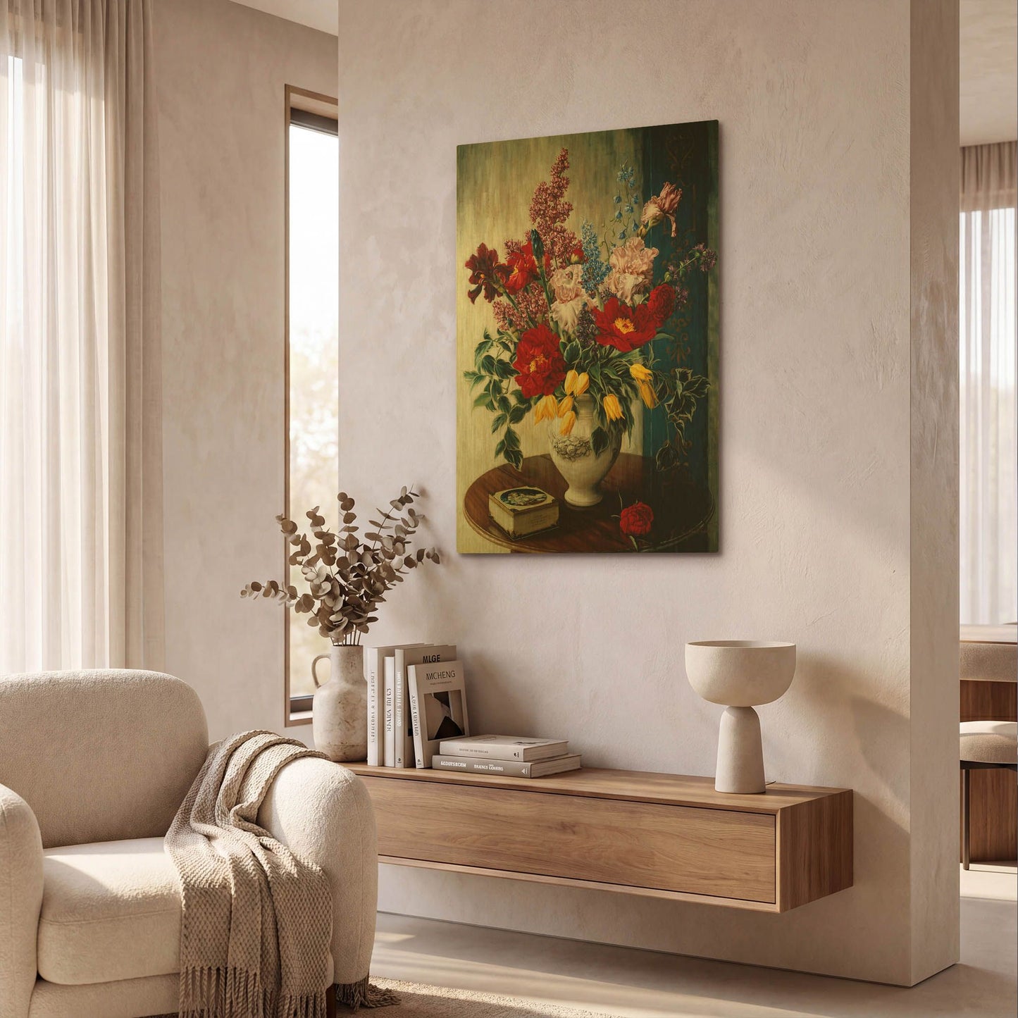 'Casa Maruja' By Robin Anderson Gold Metal Wall Art