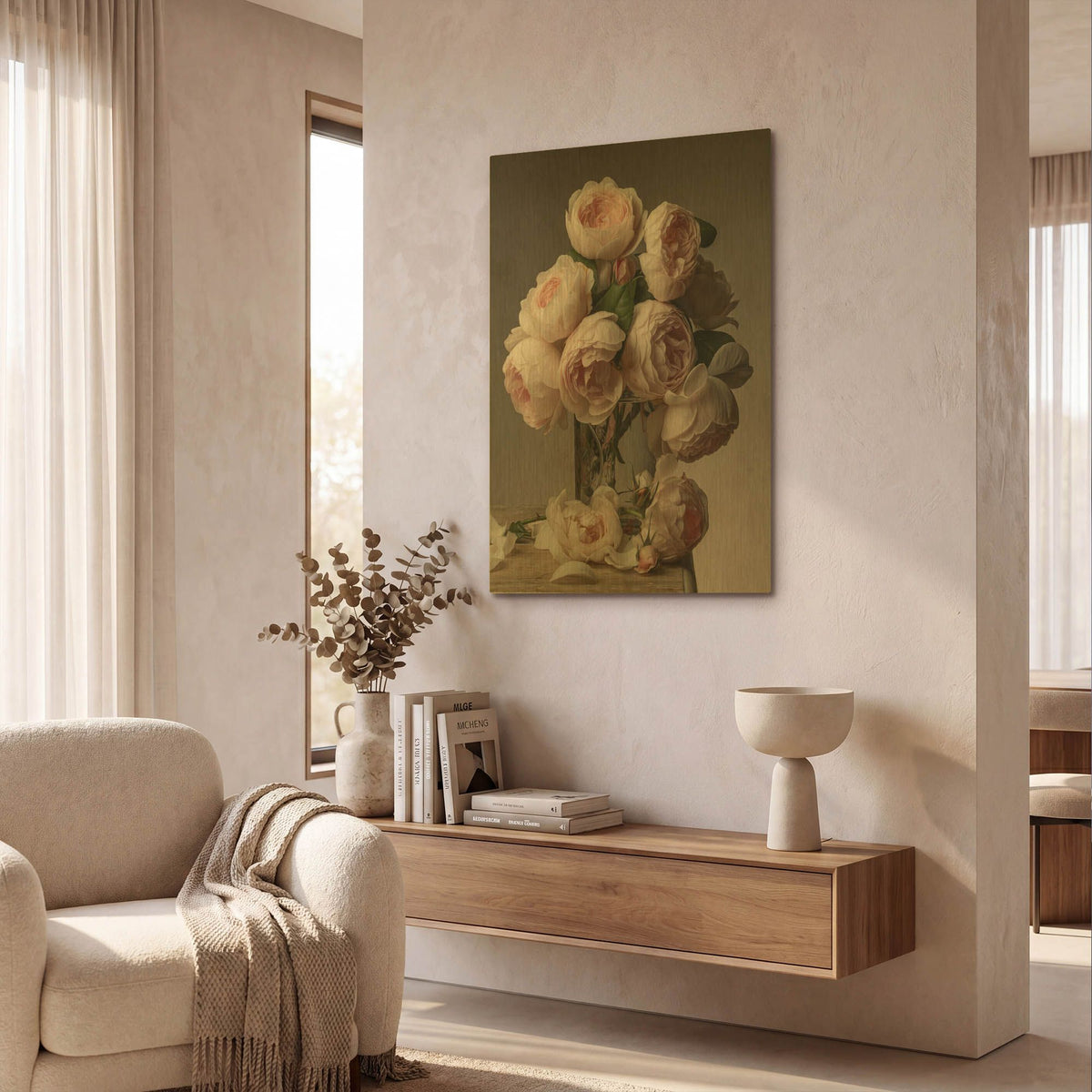 'Fairest of them All' By Leah McLean Gold Metal Wall Art