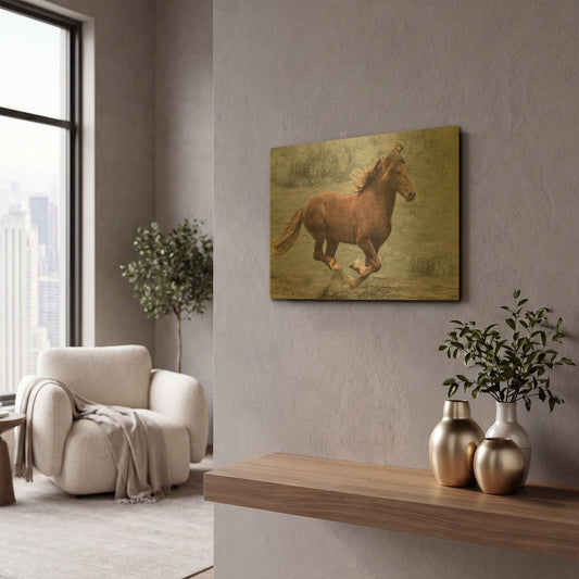 'Renoir' By Susan Friedman Gold Metal Wall Art