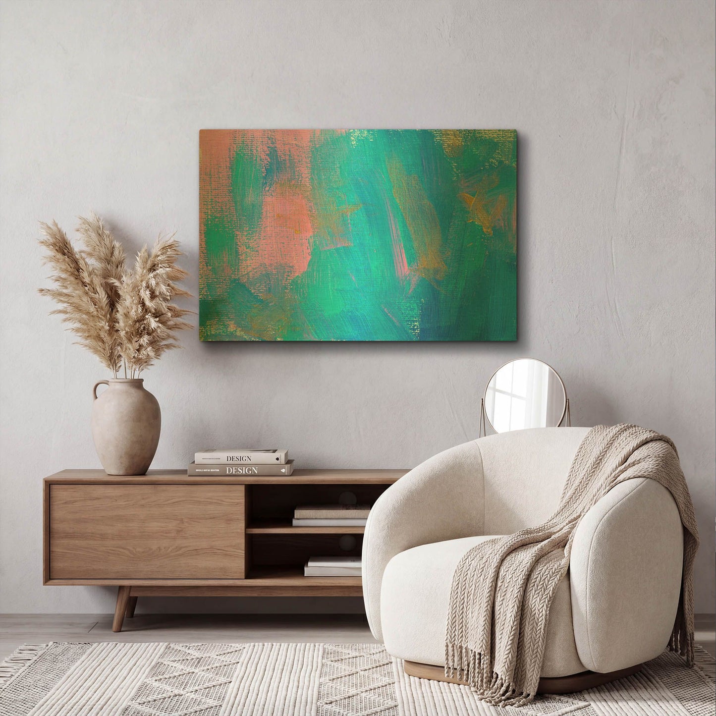 'Color Rave' By Natasha Gold Metal Wall Art