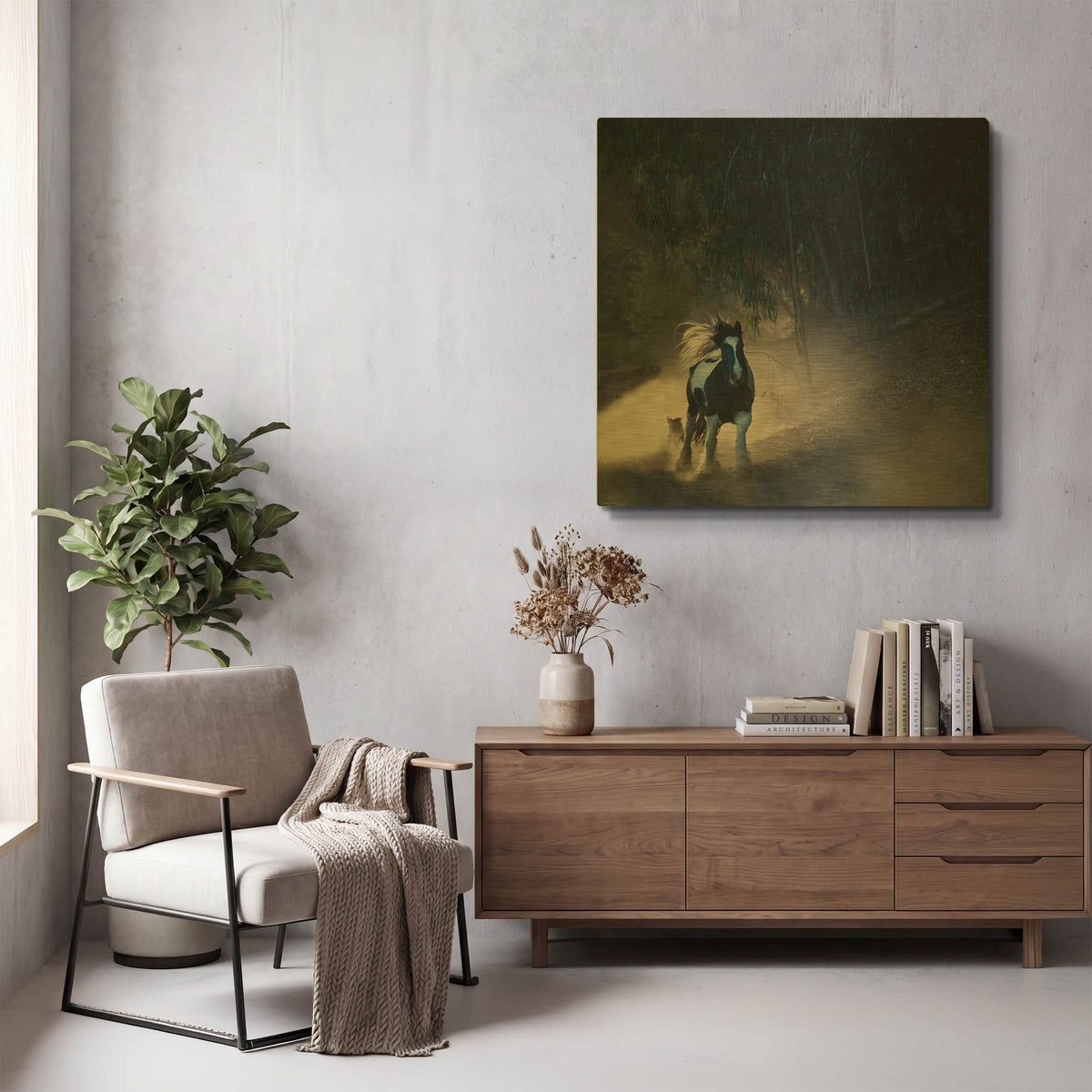 'Felina 1' By Susan Friedman Gold Metal Wall Art