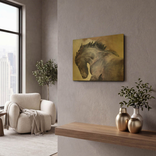 'Zandocan' By Susan Friedman Gold Metal Wall Art